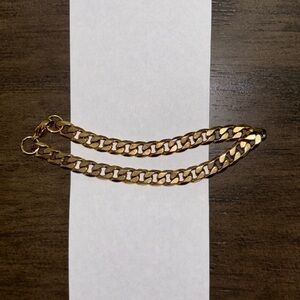 Plated Gold Chain Bracelet